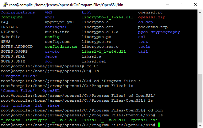 Compiling OpenSSL from Source (Windows and Linux)