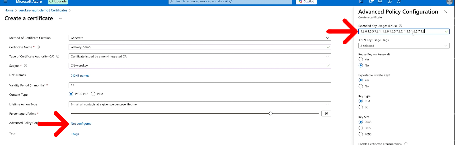 Setup Microsoft Azure Key Vault with Verokey/DigiCert Code Signing ...